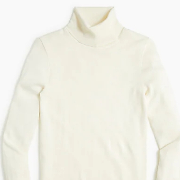 J. Crew Machine Washable Merino Wool Blend Turtleneck Sweater Preppy Cozy Comfy - Picture 4 of 9